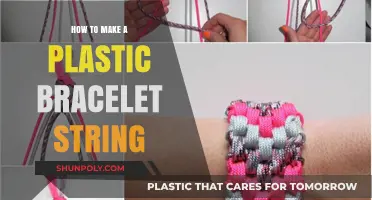 Crafting Plastic Bracelet Strings: A Simple DIY Guide for Beginners