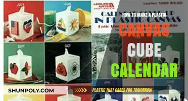 Crafting a Plastic Canvas Cube Calendar: A Step-by-Step DIY Guide
