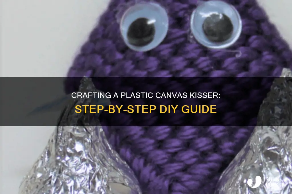 how to make a plastic canvas kisser