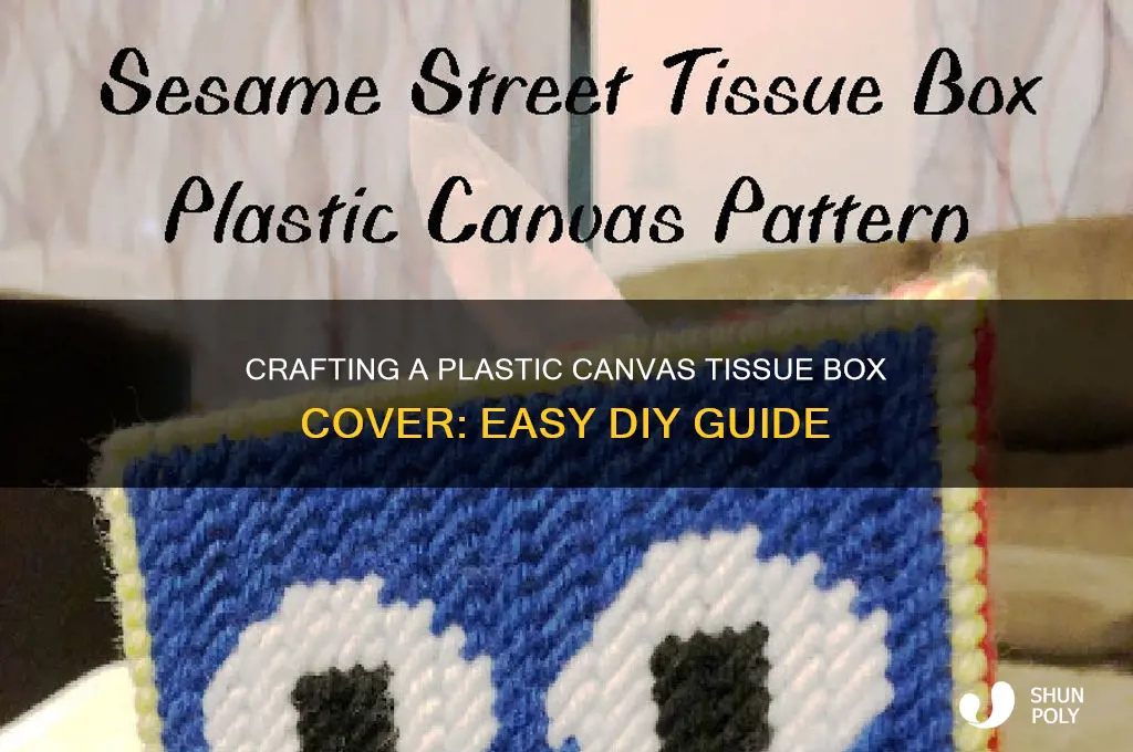 how to make a plastic canvas tissue box cover