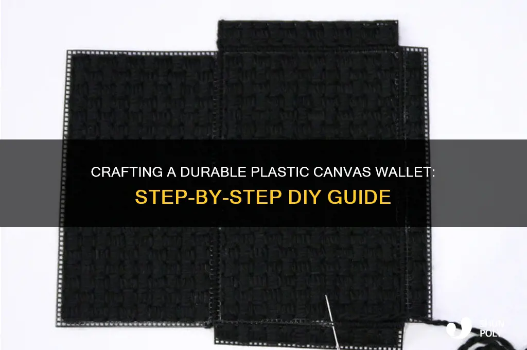 how to make a plastic canvas wallet