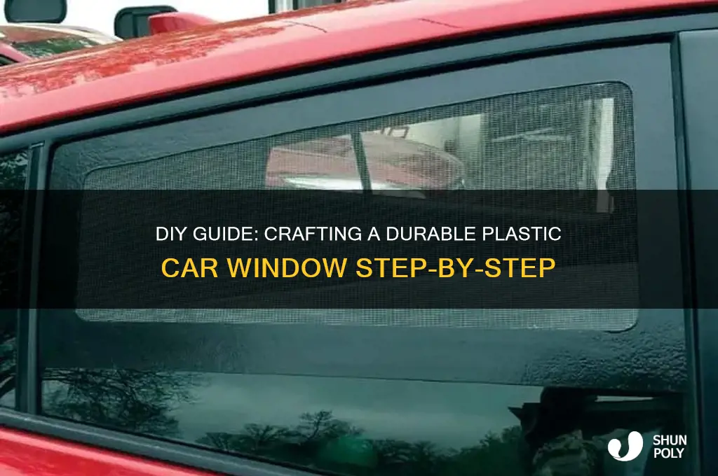 how to make a plastic car window