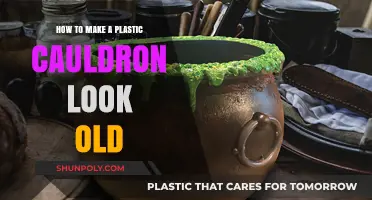 Aging Your Plastic Cauldron: Easy DIY Techniques for an Antique Look