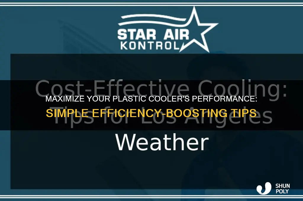how to make a plastic cooler more efficient