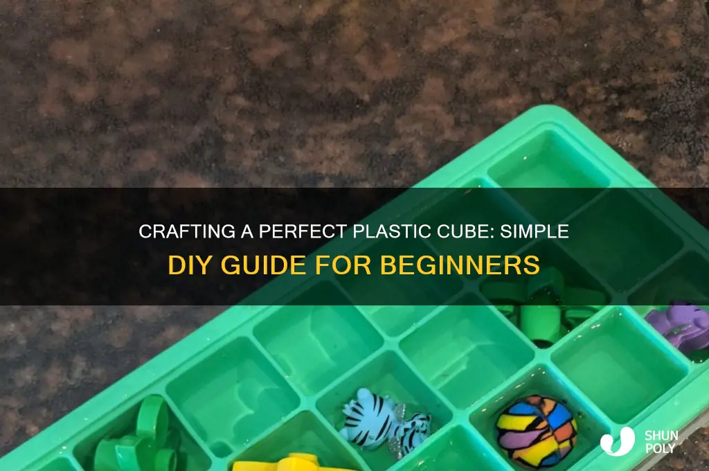 how to make a plastic cube