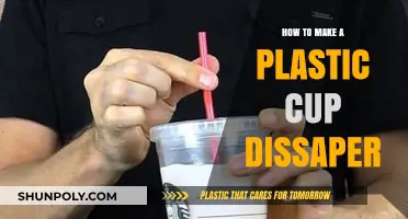 Vanishing Act: Simple Tricks to Make a Plastic Cup Disappear
