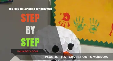 Crafting a Charming Plastic Cup Snowman: Easy Step-by-Step Guide