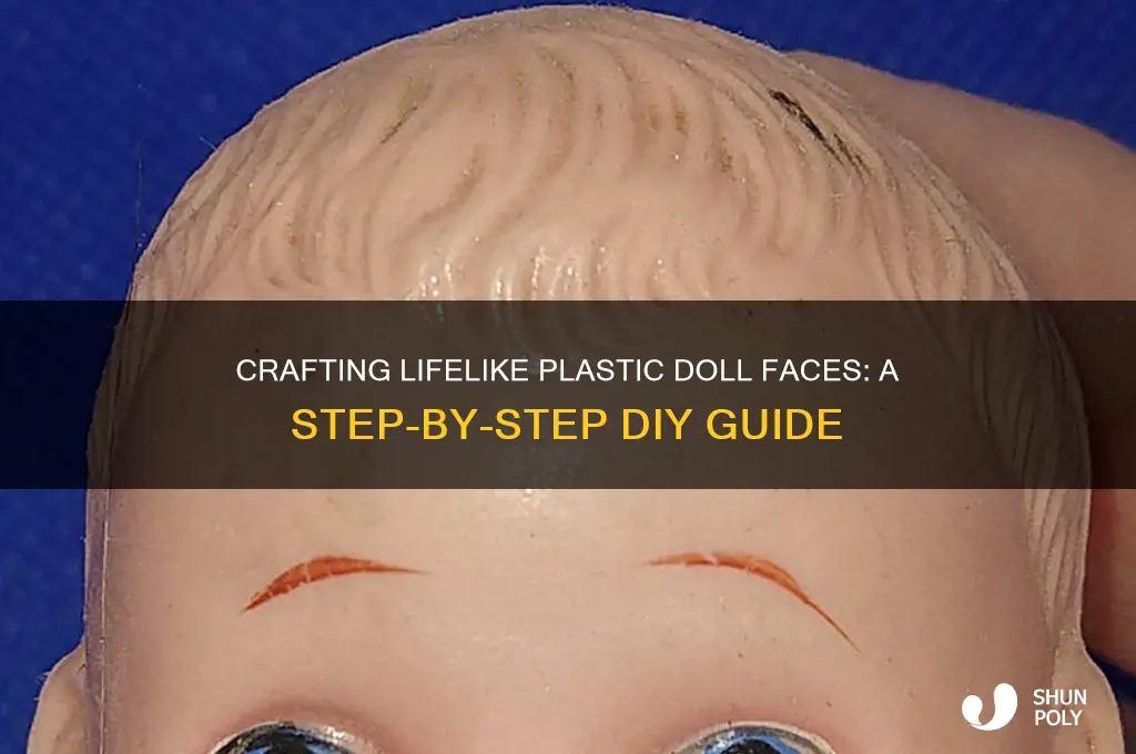 how to make a plastic doll face
