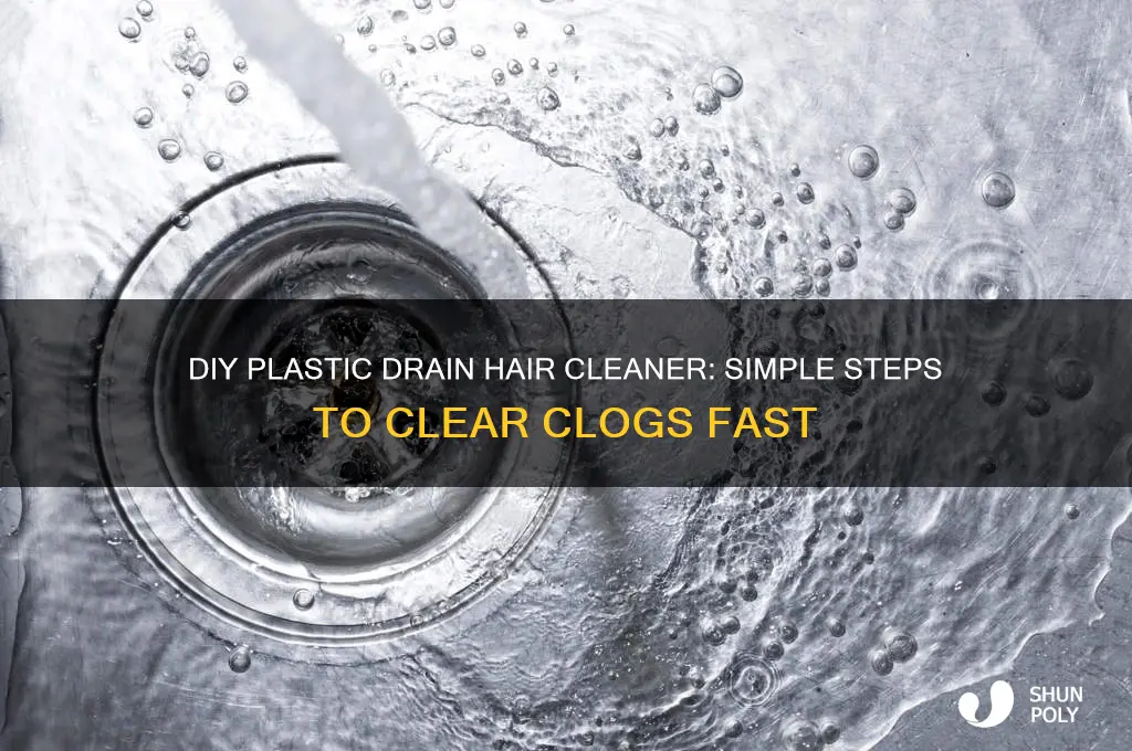 how to make a plastic drain hair cleaner