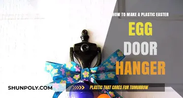 DIY Plastic Easter Egg Door Hanger: A Festive Craft Guide