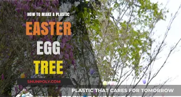 Crafting a Festive Plastic Easter Egg Tree: Easy DIY Guide
