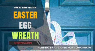 Crafting a Vibrant Plastic Easter Egg Wreath: Easy DIY Guide