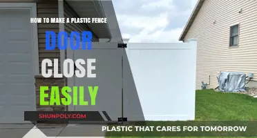 Smoothly Secure Your Plastic Fence Door: Easy Closing Tips