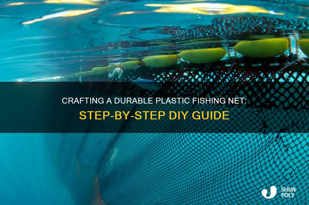 how to make a plastic fishing net