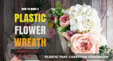 Crafting a Stunning Plastic Flower Wreath: Easy DIY Guide