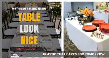Transform Your Plastic Folding Table: Easy DIY Styling Tips