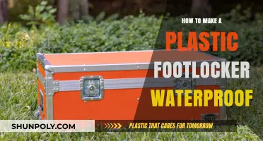 Seal and Protect: Waterproofing Your Plastic Footlocker Made Easy