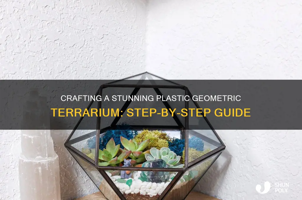 how to make a plastic geometric terrarium