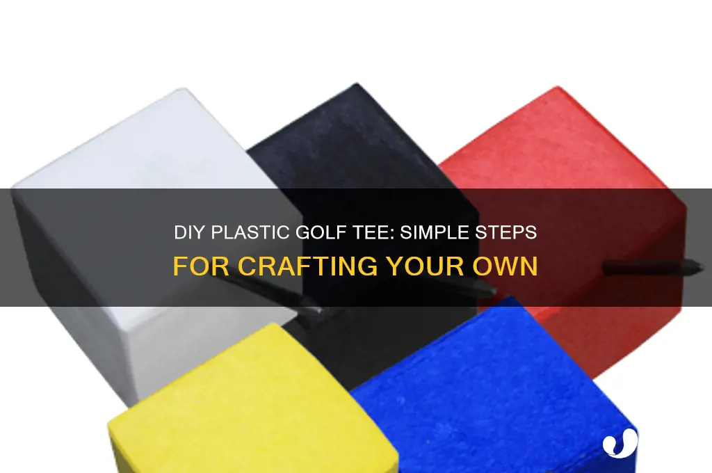 how to make a plastic golf tee