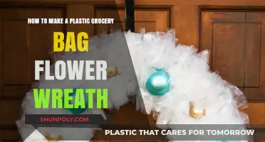 Crafting a Vibrant Plastic Bag Flower Wreath: Eco-Friendly DIY Guide