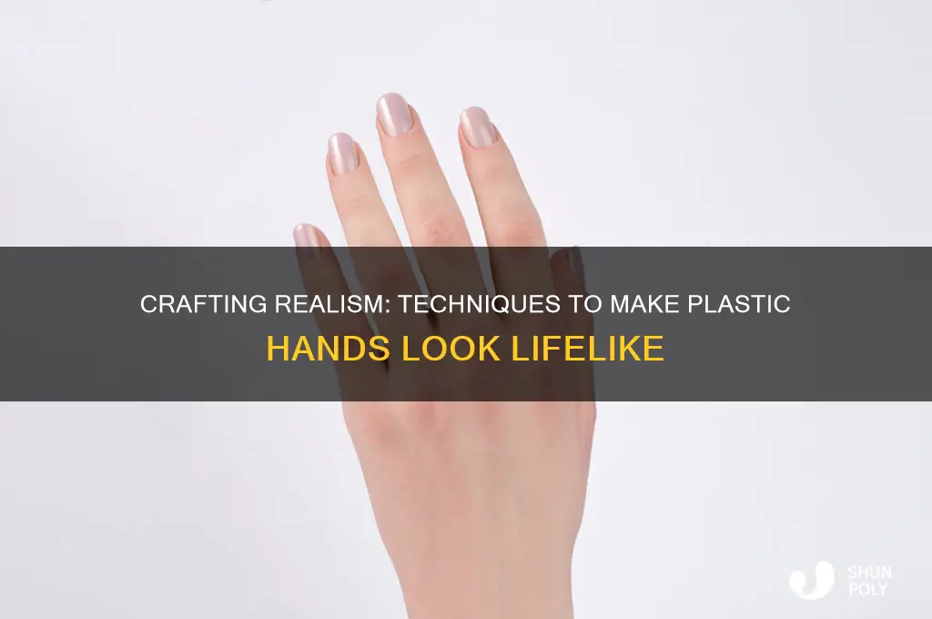 how to make a plastic hand look real