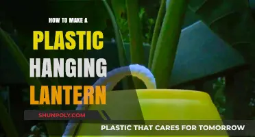 Crafting a DIY Plastic Hanging Lantern: Simple Steps for Beginners