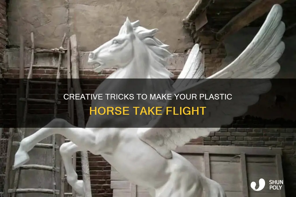 how to make a plastic horse fly