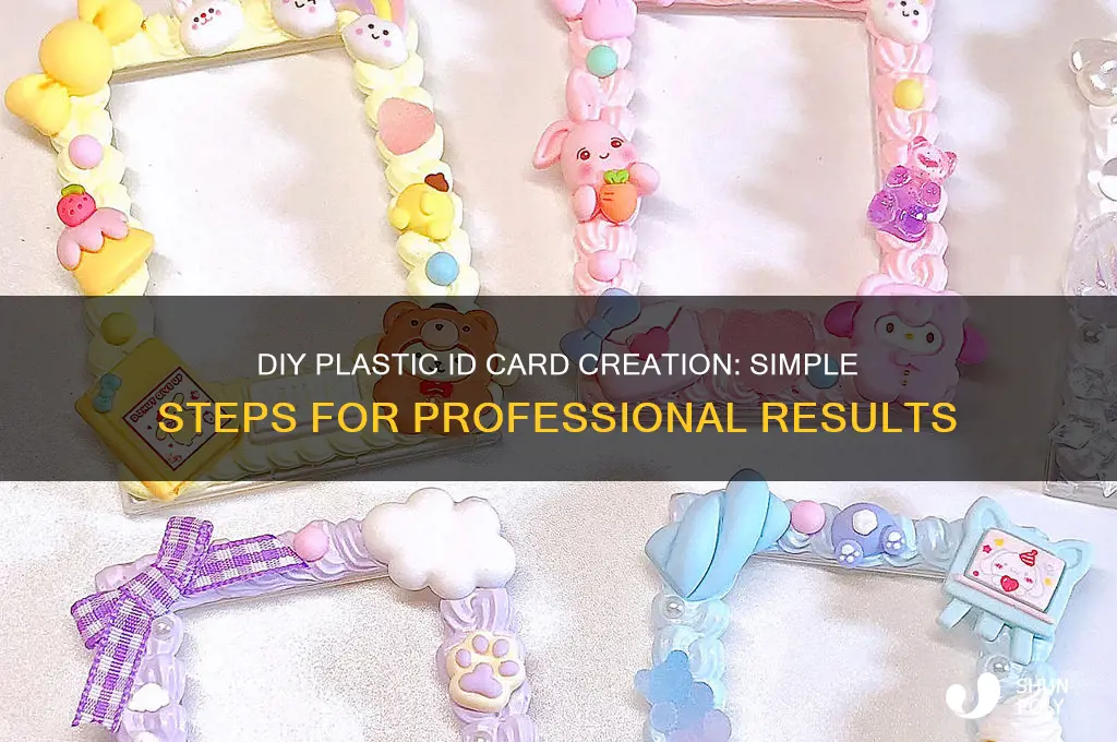 how to make a plastic id card