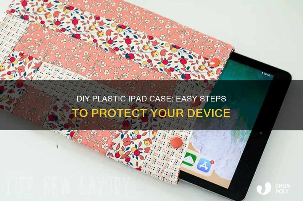 how to make a plastic ipad case