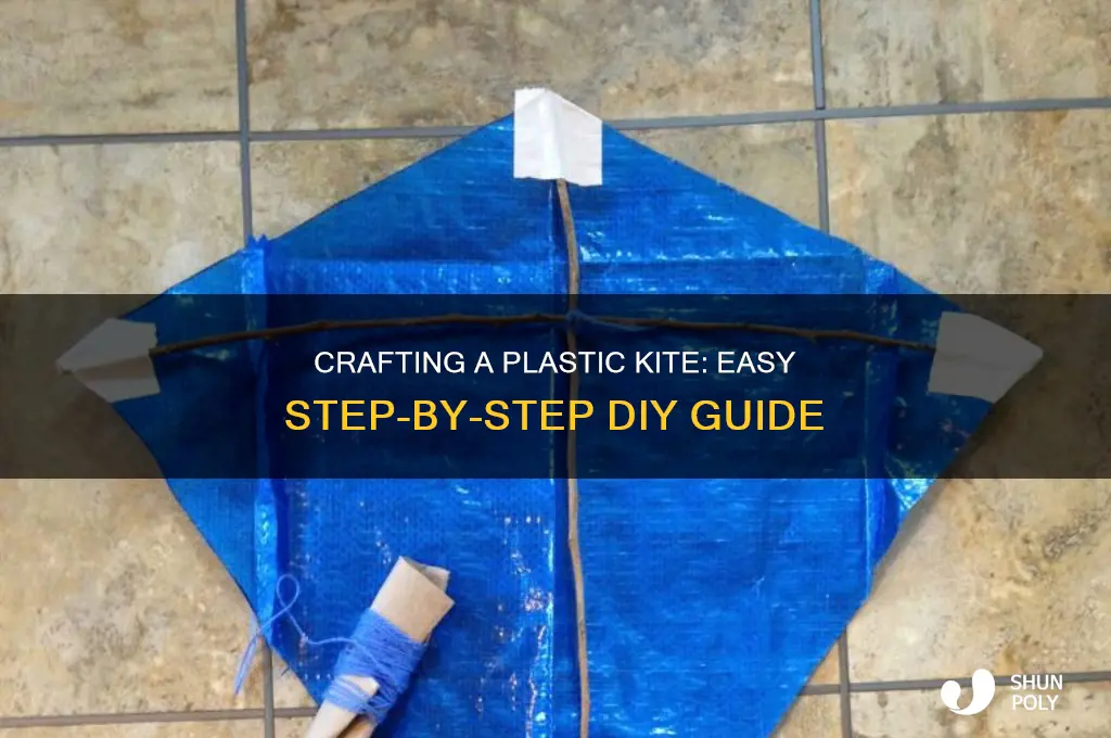 how to make a plastic kite step by step