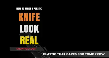 Crafting Realism: Techniques to Make a Plastic Knife Look Authentic