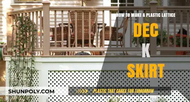 DIY Plastic Lattice Deck Skirt Installation Guide for Beginners