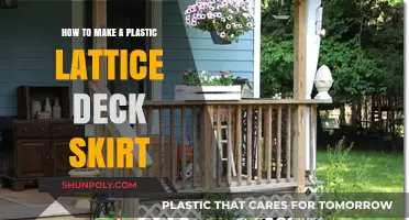 DIY Plastic Lattice Deck Skirt: Easy Installation Guide for Beginners