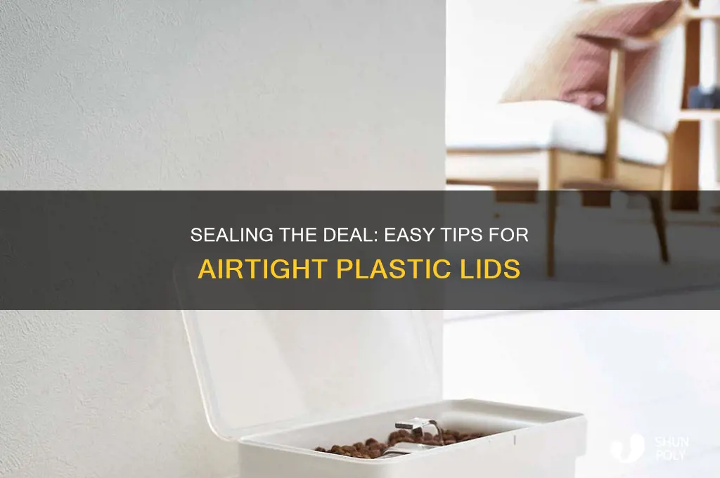 how to make a plastic lid airtight