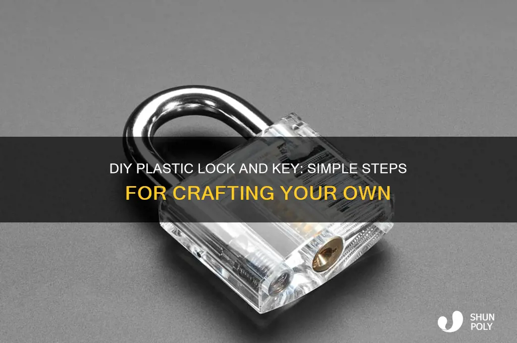 how to make a plastic lock and key