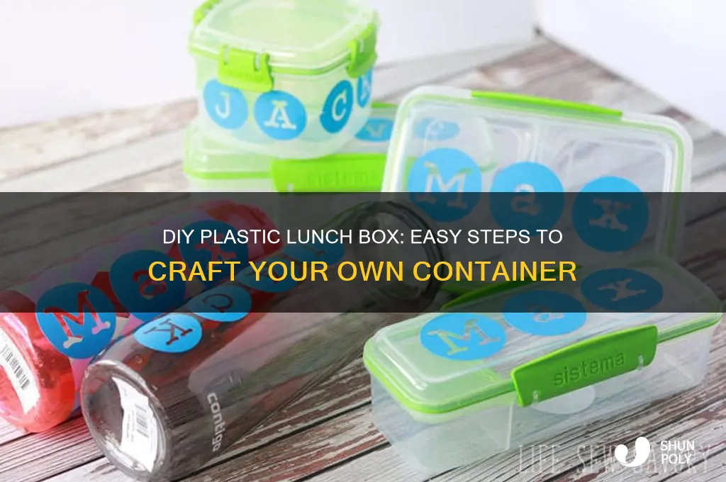 how to make a plastic lunch box