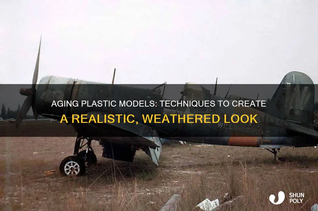how to make a plastic model look old