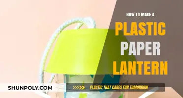 Crafting a Plastic Paper Lantern: Simple DIY Guide for Beginners