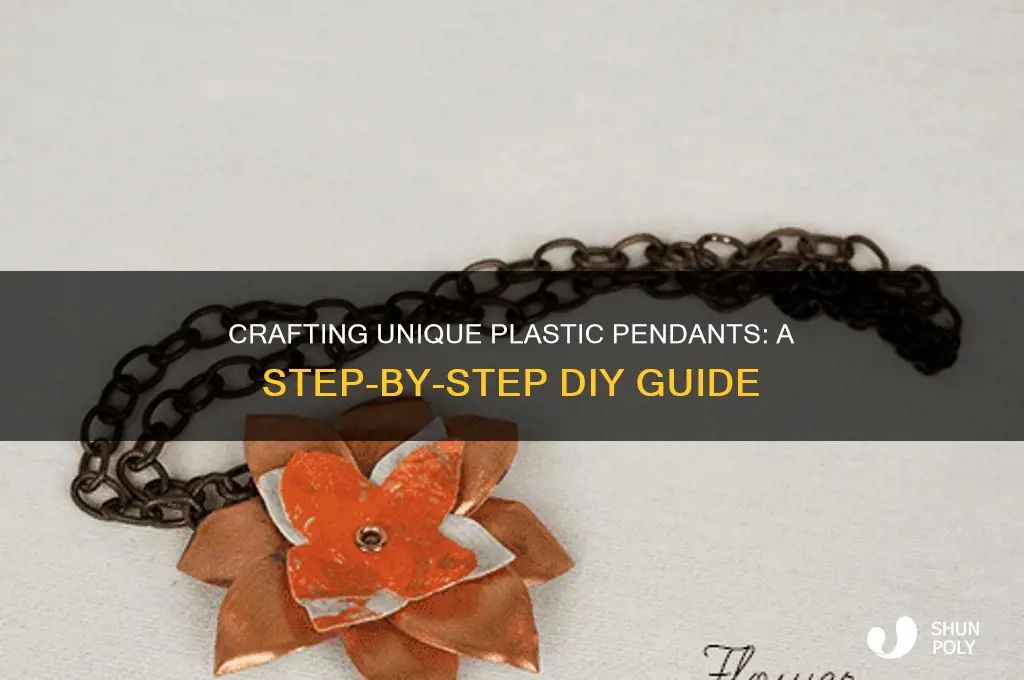 how to make a plastic pendant