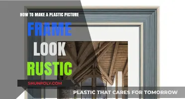 Transform Plastic Frames: Easy Rustic DIY Techniques for Vintage Charm