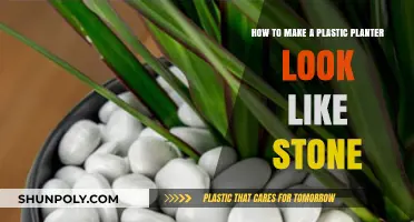 Transform Plastic Planters into Realistic Stone Look-Alikes Easily