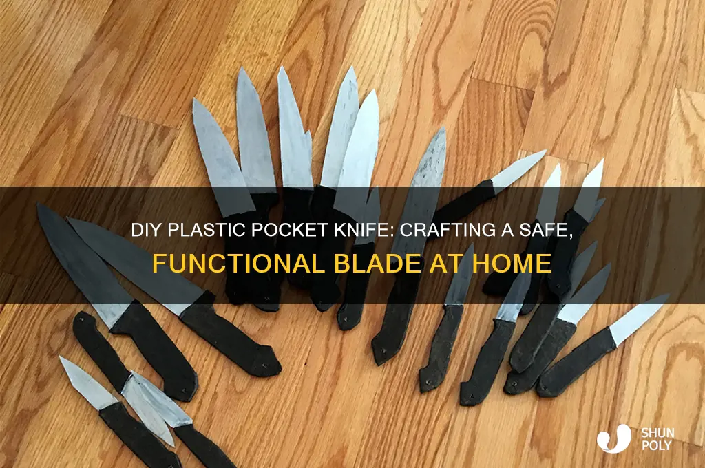 how to make a plastic pocket knife
