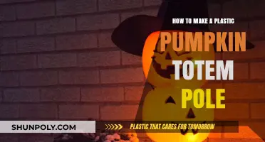 Crafting a Spooky Plastic Pumpkin Totem Pole: DIY Guide