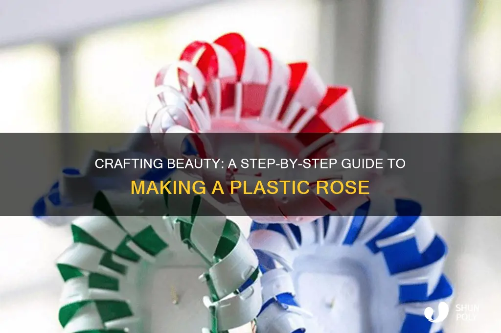 how to make a plastic rose