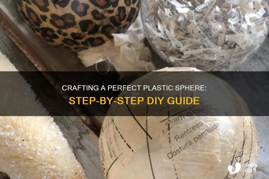 how to make a plastic sphere
