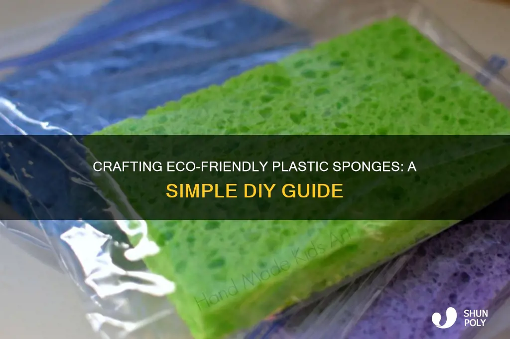 how to make a plastic sponge