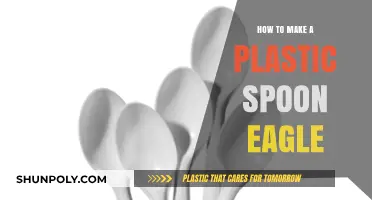 Crafting a Majestic Plastic Spoon Eagle: DIY Art Tutorial