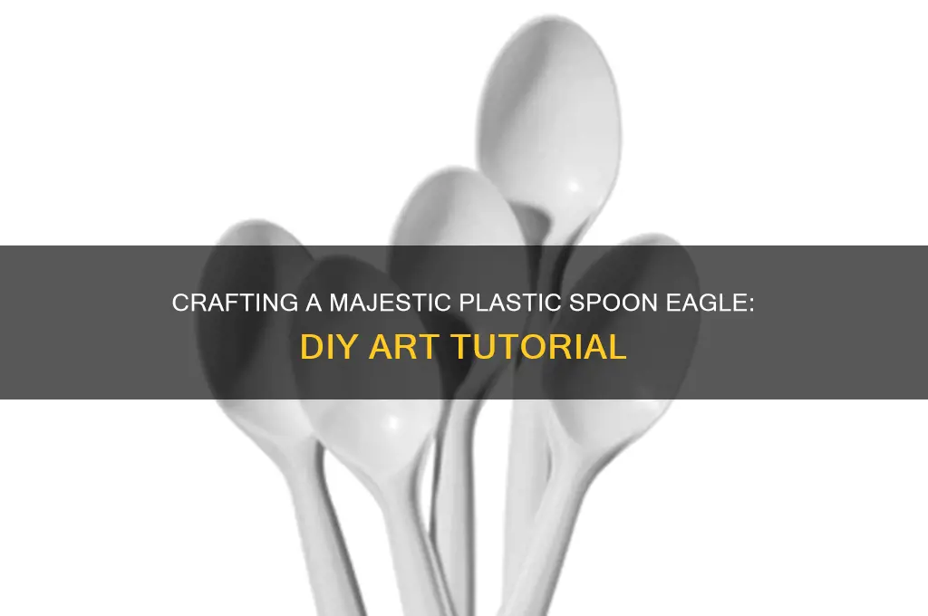 how to make a plastic spoon eagle