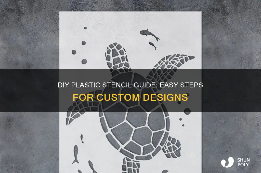 how to make a plastic stencil