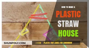 Creative DIY Guide: Building a House with Plastic Straws